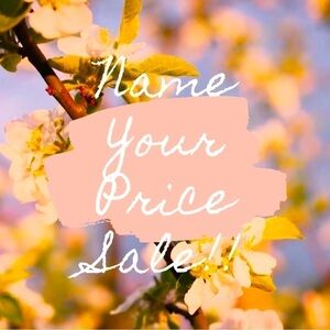Name your price sale! All items marked with 🌷